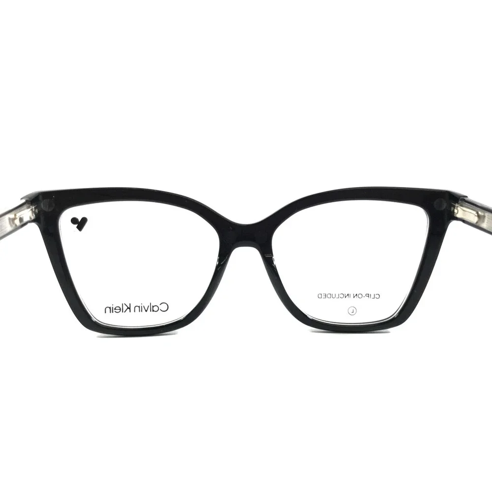 Calvin Klein Eyeglasses Frames CK24550MAG 001 SET N Black Silver 55-17-145